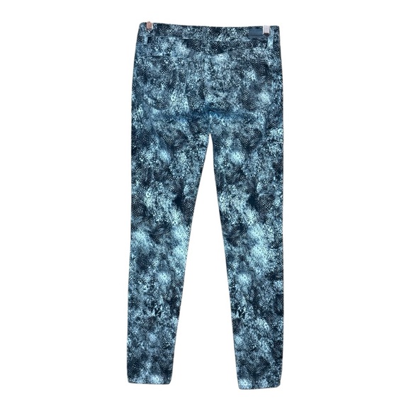 PAIGE Denim Feather Print Cotton Blend Verdugo Ultra Skinny Jeans 27 - Picture 10 of 11
